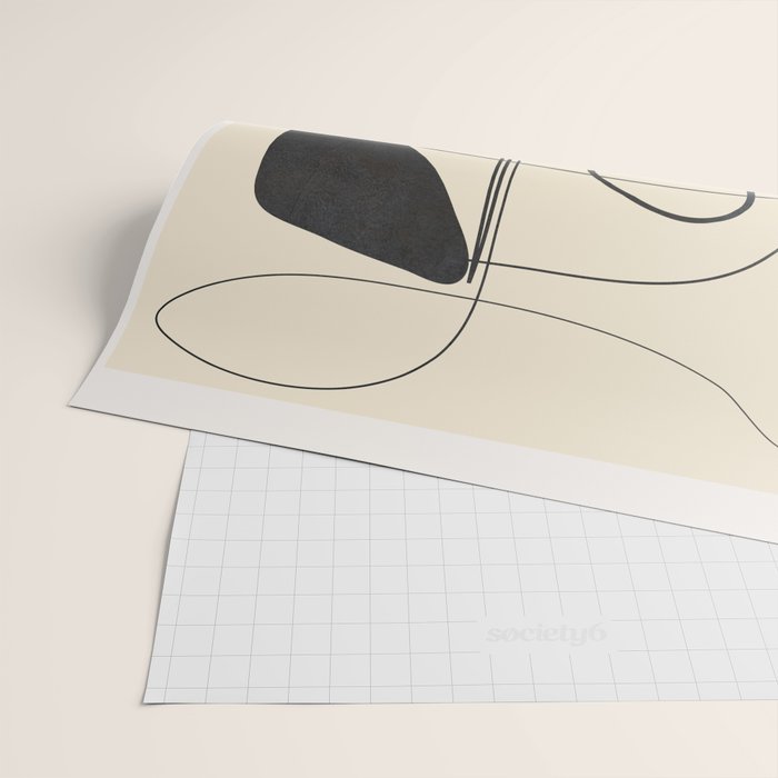 Abstract Line Art VIII Wrapping Paper Gallery Image 2