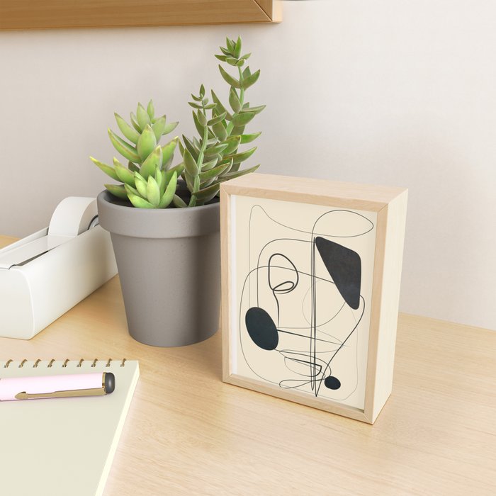 Abstract Line Art VIII Mini Art Print Gallery Image 2