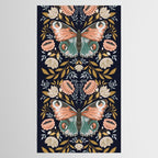 William Morris Butterfly - Midnight Garden Tablecloth Gallery Image 2