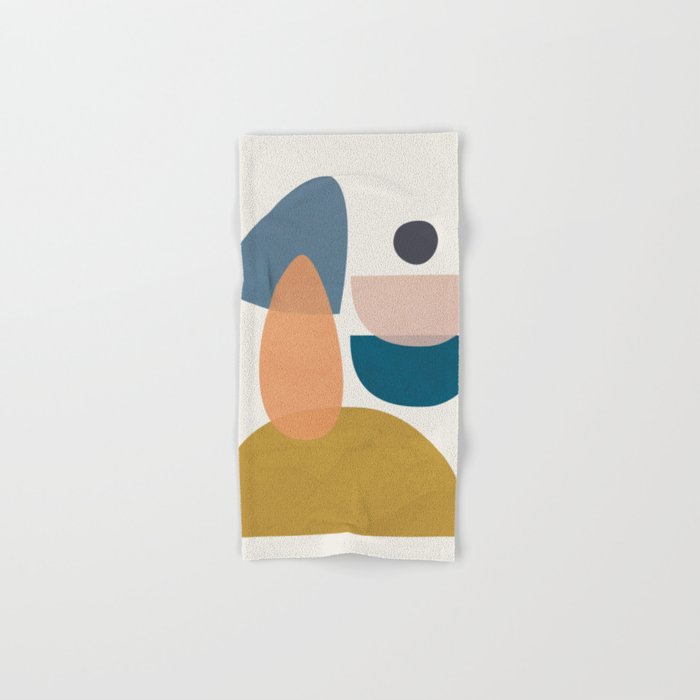 Free Abstract Shapes I Bath Towel Gallery Image 1
