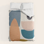 Free Abstract Shapes I Comforter Gallery Image 6