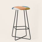 Free Abstract Shapes I Stool Gallery Image 1