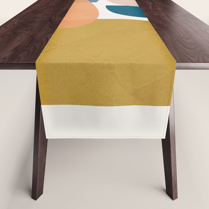 Free Abstract Shapes I Table Runner Gallery Image 1