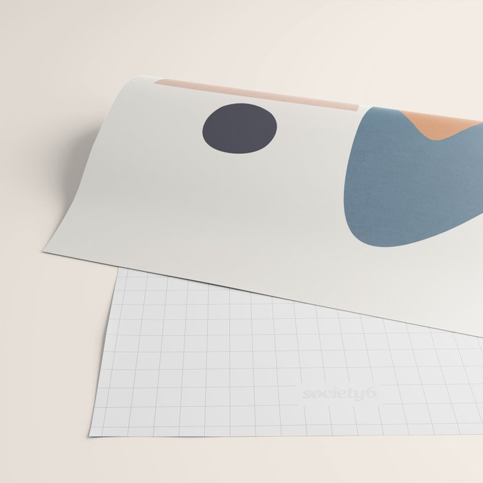 Free Abstract Shapes I Wrapping Paper Gallery Image 2