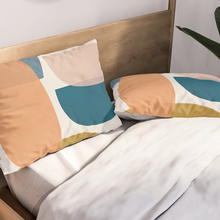 Free Abstract Shapes I Pillow Sham Gallery Image 2