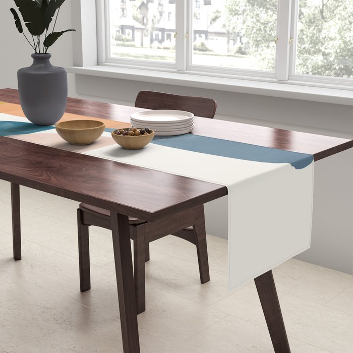 Free Abstract Shapes I Table Runner Gallery Image 2
