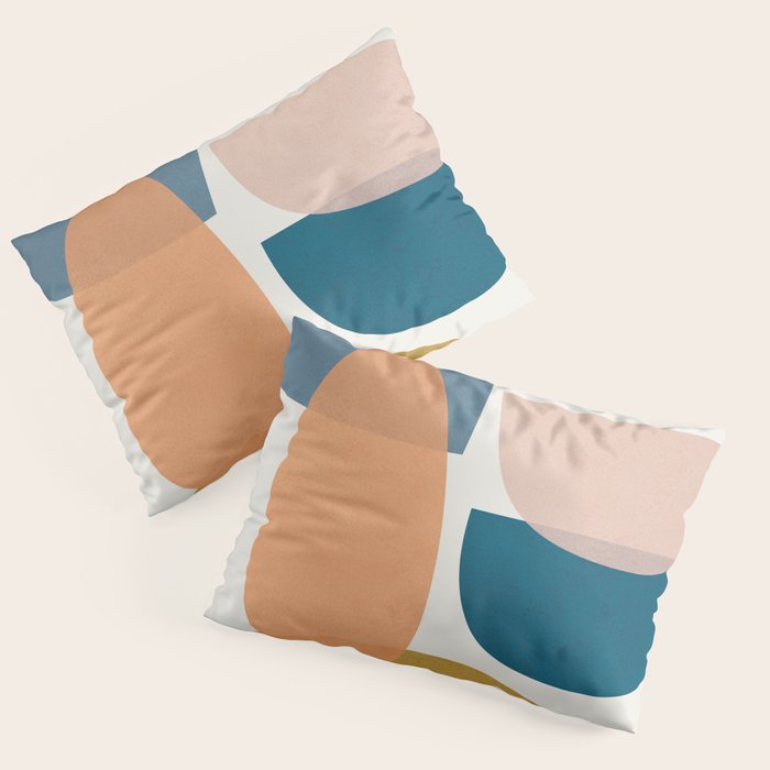 Free Abstract Shapes I Pillow Sham Gallery Image 1