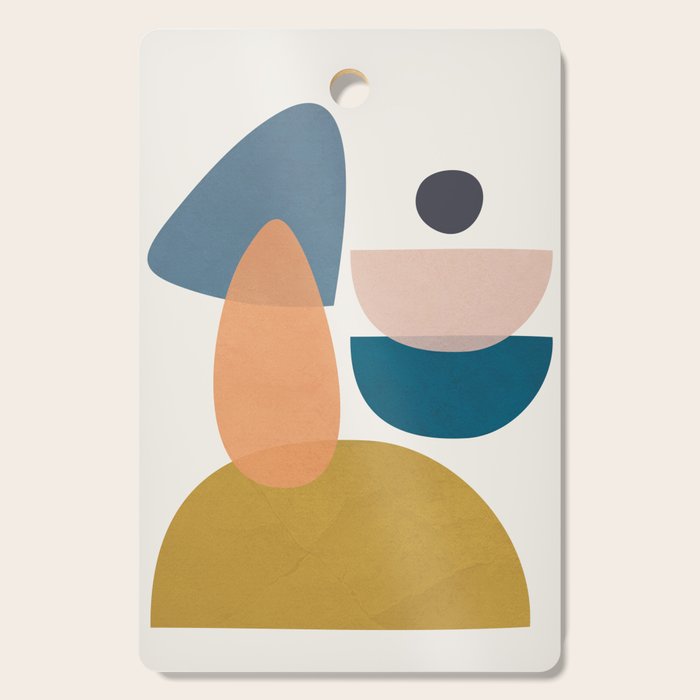 Free Abstract Shapes I Cutting Board Gallery Image 1