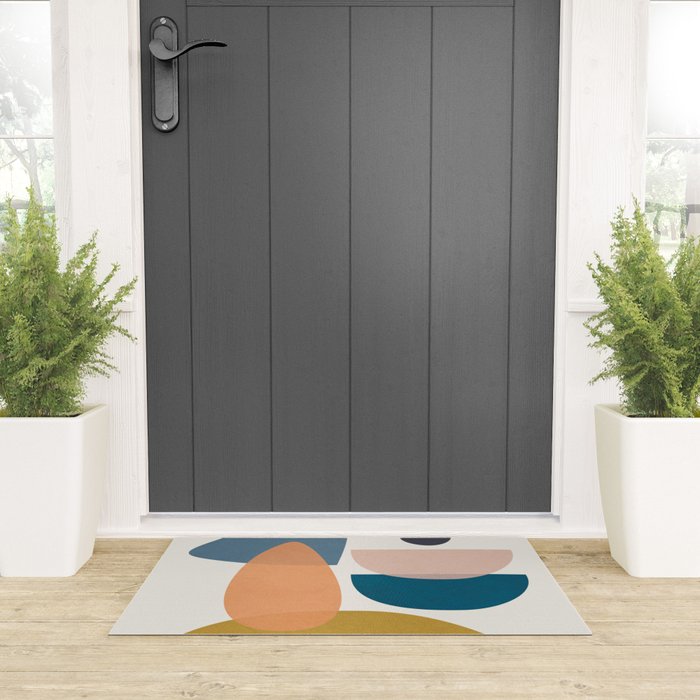 Free Abstract Shapes I Welcome Mat Gallery Image 3