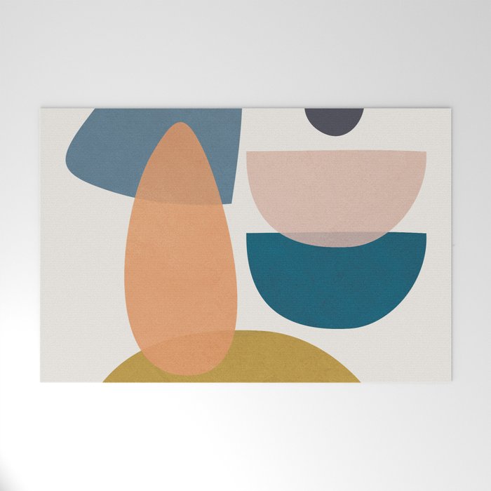 Free Abstract Shapes I Welcome Mat Gallery Image 1