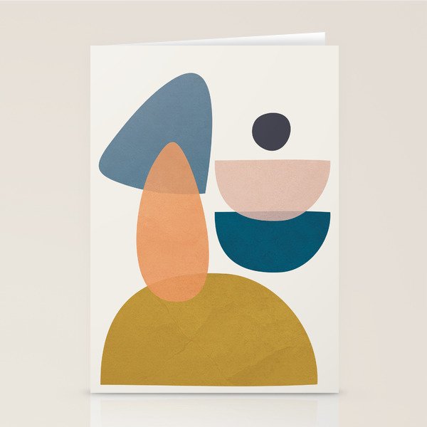 Free Abstract Shapes I Stationery Card Gallery Image 2