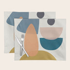 Free Abstract Shapes I Placemat Gallery Image 1