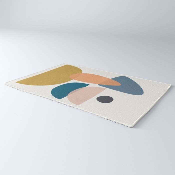 Free Abstract Shapes I Rug Gallery Image 3