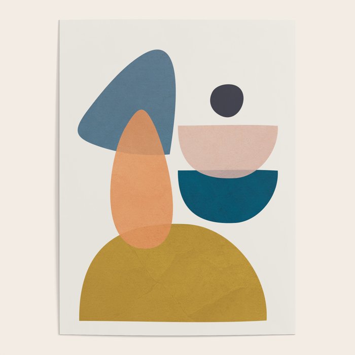 Free Abstract Shapes I Poster Gallery Image 4