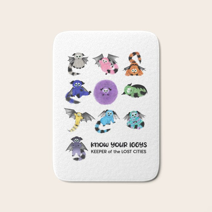 Know Your Iggys Bath Mat Gallery Image 1