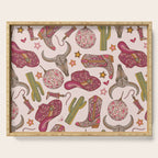 Western Disco Dreams , Cowgirl Pattern Serving Tray Gallery Image 1