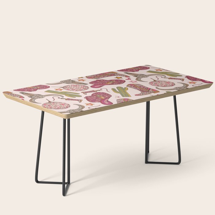 Western Disco Dreams , Cowgirl Pattern Coffee Table Gallery Image 1