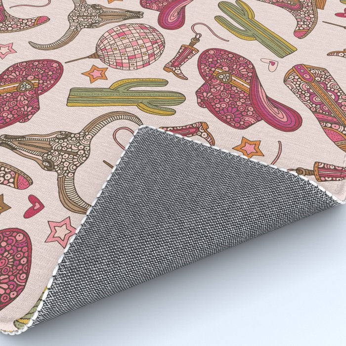Western Disco Dreams , Cowgirl Pattern Rug Gallery Image 4
