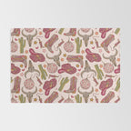 Western Disco Dreams , Cowgirl Pattern Rug Gallery Image 2