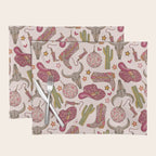 Western Disco Dreams , Cowgirl Pattern Placemat Gallery Image 1