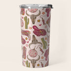 Western Disco Dreams , Cowgirl Pattern Travel Mug Gallery Image 2