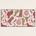 Western Disco Dreams , Cowgirl Pattern Desk Mat Gallery Image 3