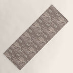 Wild West - Taupe Neutral  Yoga Mat Gallery Image 1