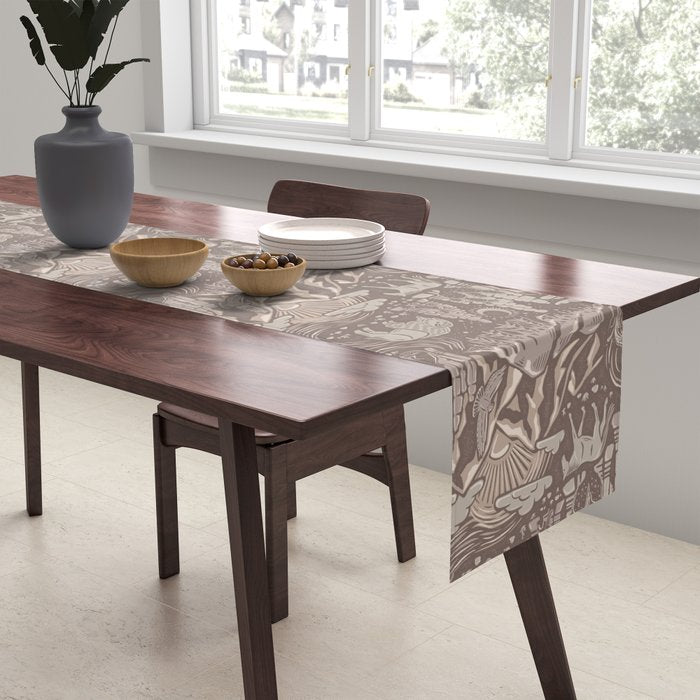 Wild West - Taupe Neutral  Table Runner Gallery Image 2