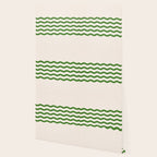 Emerald Waves / Coastal Stripes Series Wallpaper Gallery Image 2