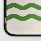 Emerald Waves / Coastal Stripes Series Laptop Sleeve Gallery Image 3