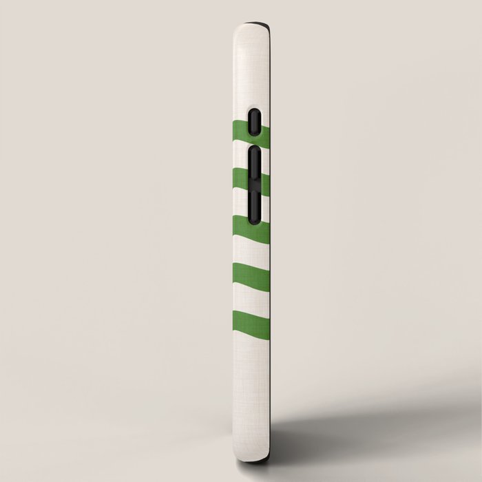 Emerald Waves / Coastal Stripes Series iPhone Case Gallery Image 2