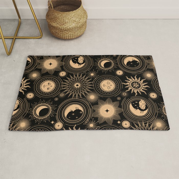Vintage Sun & Moon Rug Gallery Image 1