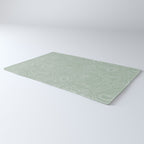 Sage Green Line Art Rug Gallery Image 3