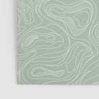 Sage Green Line Art Poster Gallery Image 3