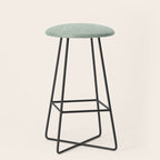 Sage Green Line Art Stool Gallery Image 1