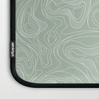 Sage Green Line Art Laptop Sleeve Gallery Image 3