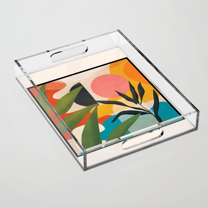 Sunrise Garden 5 Acrylic Tray Gallery Image 1