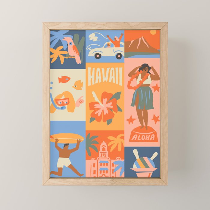 Hawaii's Call Mini Art Print Gallery Image 1