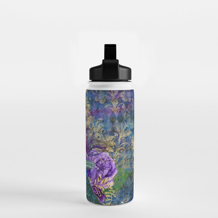 Feather Peacock 20 Water Bottle Gallery Image 2