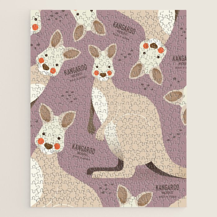 Kangaroo, Wildlife of Australia Jigsaw Puzzle Gallery Image 1