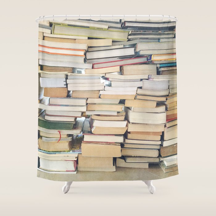 Books, Pages, Stories Shower Curtain Gallery Image 1