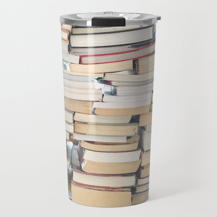 Books, Pages, Stories Travel Mug Gallery Image 1