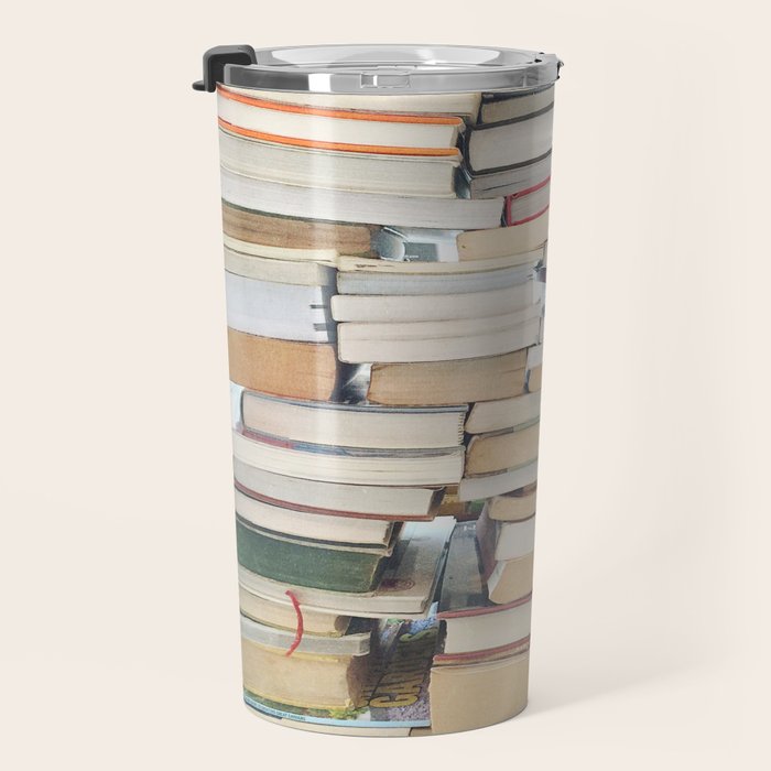 Books, Pages, Stories Travel Mug Gallery Image 3