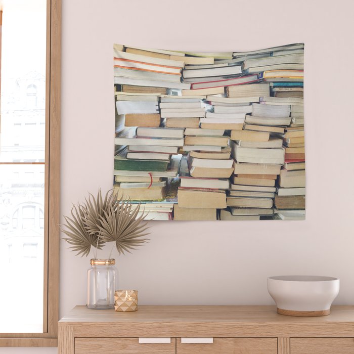 Books, Pages, Stories Wall Tapestry Gallery Image 2