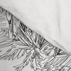 Toile de Jouy Vintage French Black & White Pattern Comforter Gallery Image 4