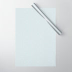 linen textured stripes - dusty blue Wrapping Paper Gallery Image 1