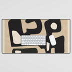 Modern Abstract Minimal Shapes 117 Desk Mat Gallery Image 1