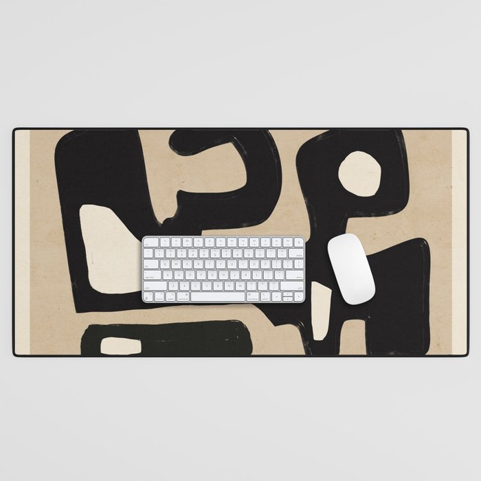 Modern Abstract Minimal Shapes 117 Desk Mat Gallery Image 1