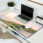 Dunes of Holland | Sunset travel photography | Pastel fine art beach print Desk Mat Gallery Image 2