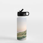 Dunes of Holland | Sunset travel photography | Pastel fine art beach print Water Bottle Gallery Image 1